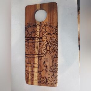 Engraved Wine Country Charcuterie Board or Kitchen Deco